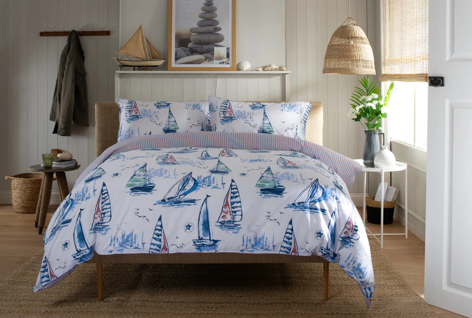 Lobster Creek Channel Bedlinen Duvet Sets