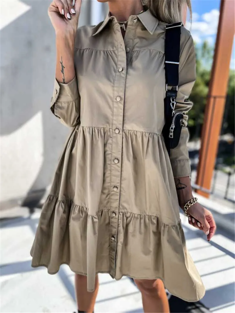 Loose Temperament Shirt Dress