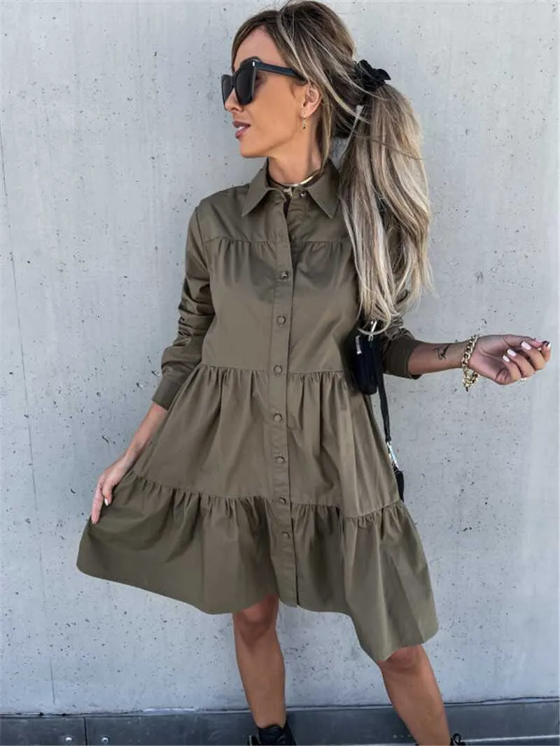 Loose Temperament Shirt Dress