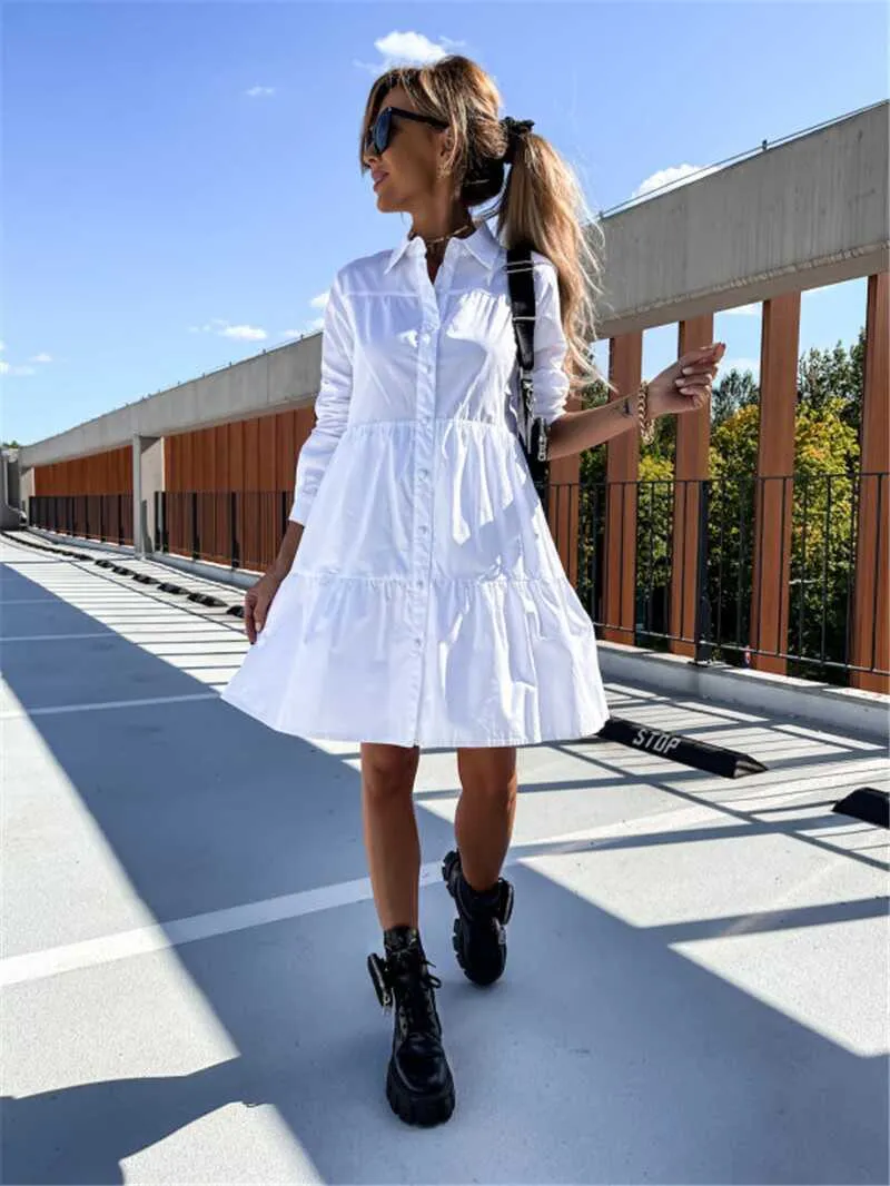 Loose Temperament Shirt Dress