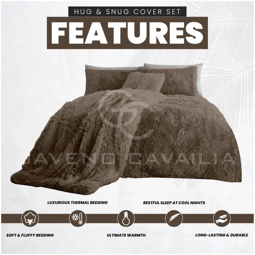 Luxury Hug & Snug Duvet Cover Set Mink