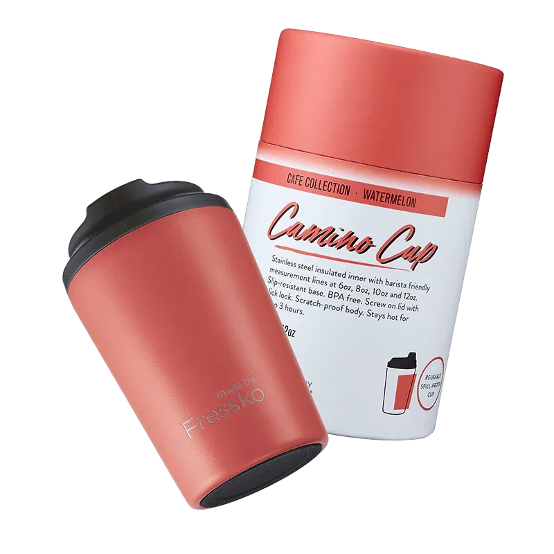 Made By Fresko - Reusable Coffee Cup - Camino 340ml/12oz - Watermelon