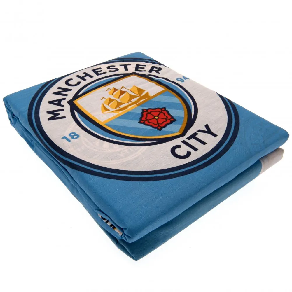 Manchester City Pulse Double Duvet Set