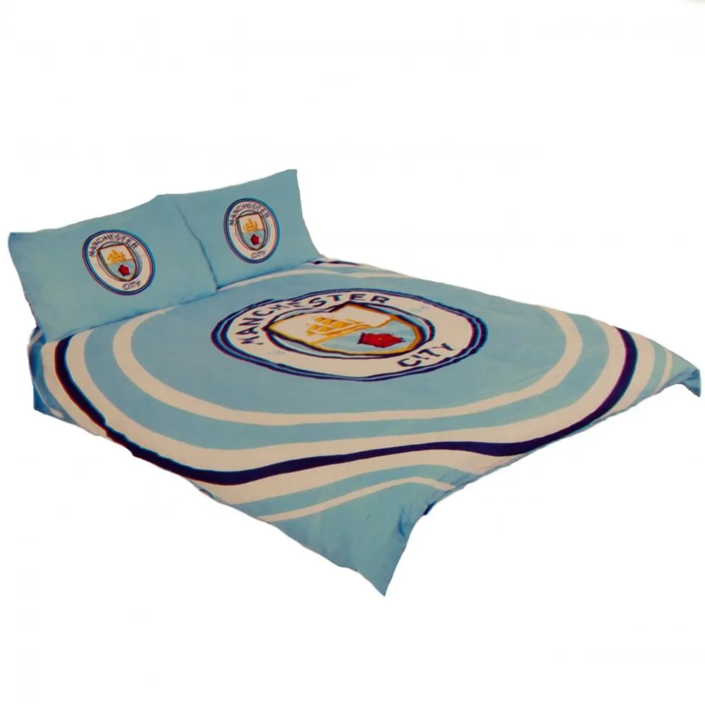 Manchester City Pulse Double Duvet Set