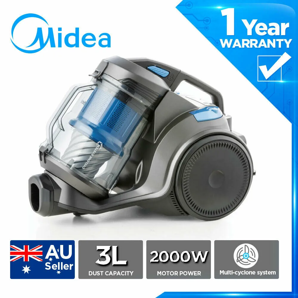 Midea New 2000W Vacuum Cleaner Multi-Cyclone Cyclonic Cleaners/VCM43B16H