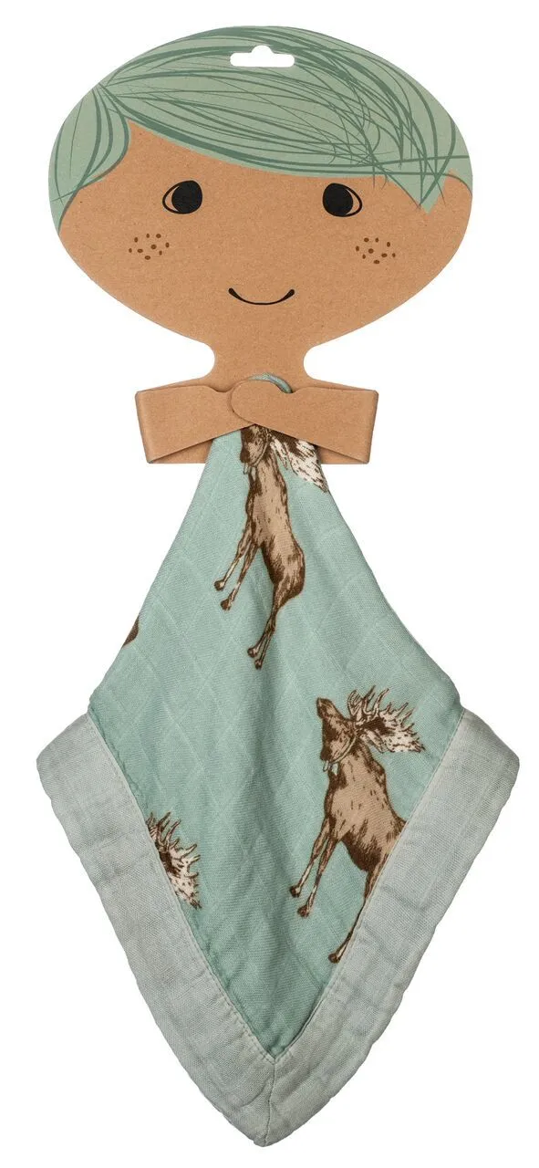 Milkbarn - Mini Lovely Comforter Bamboo - Bow Tie Moose