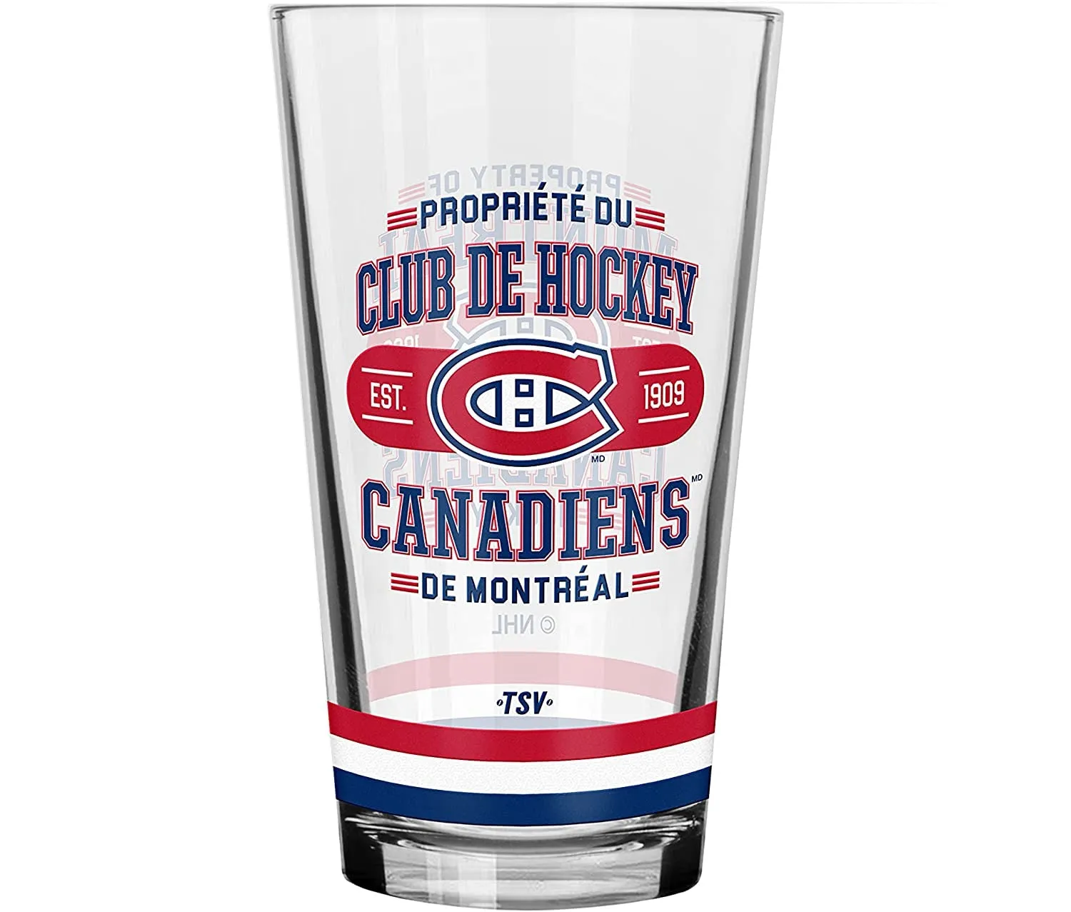 Montreal Canadiens NHL TSV 16oz Property of Mixing Glass