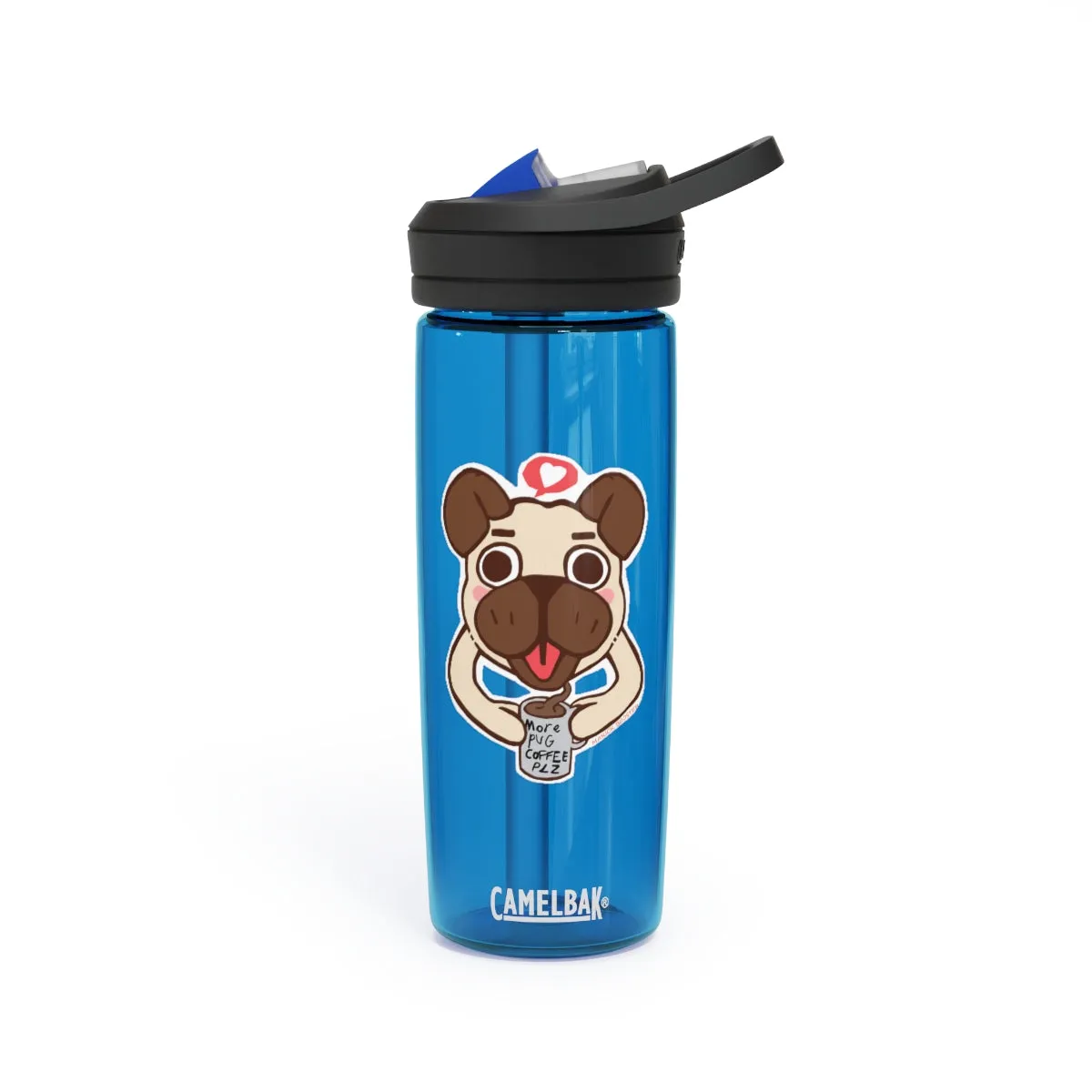 More Pug Coffee Please CamelBak Eddy®  Water Bottle, 20oz / 25oz