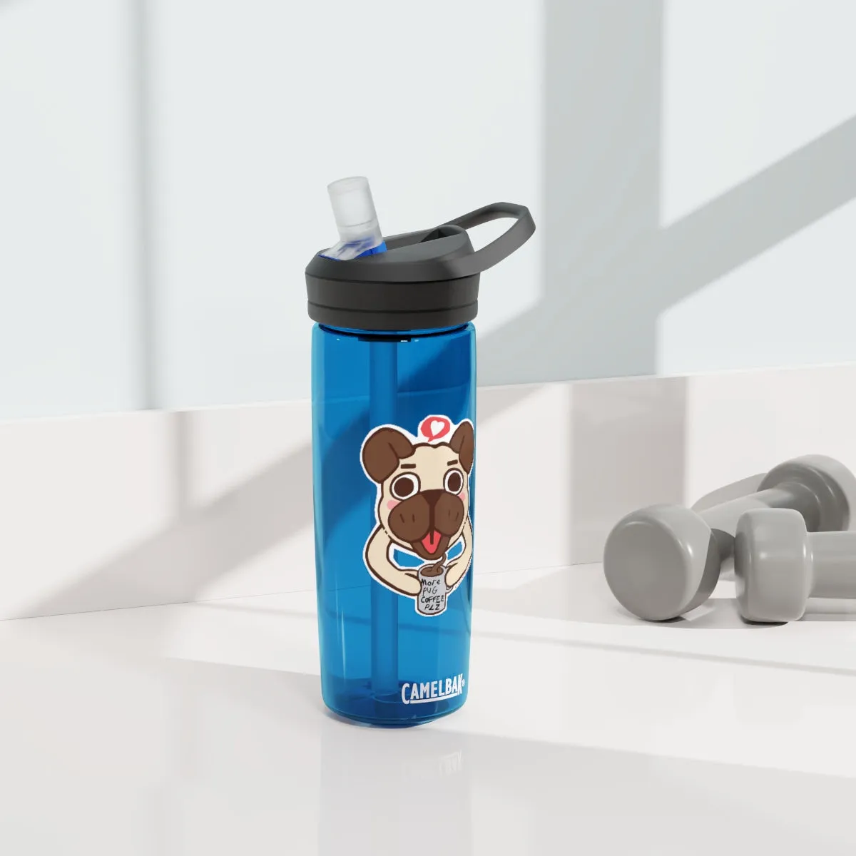 More Pug Coffee Please CamelBak Eddy®  Water Bottle, 20oz / 25oz