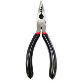 Morris Products 54053 6 inch Long Nose Pliers w/ Crimper