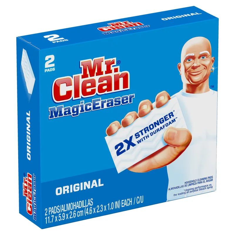 Mr. Clean Original Medium Duty Magic Eraser For Multi-Purpose 4.6 in. L 2 pk