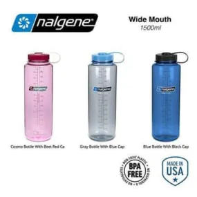 Nalgene 48oz BPA Free Wide Mouth Water Bottle (1,500ml)