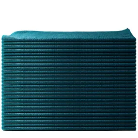 NANOSKIN 16" x 16" All Purpose Microfiber Towel 36 Pack - GREEN