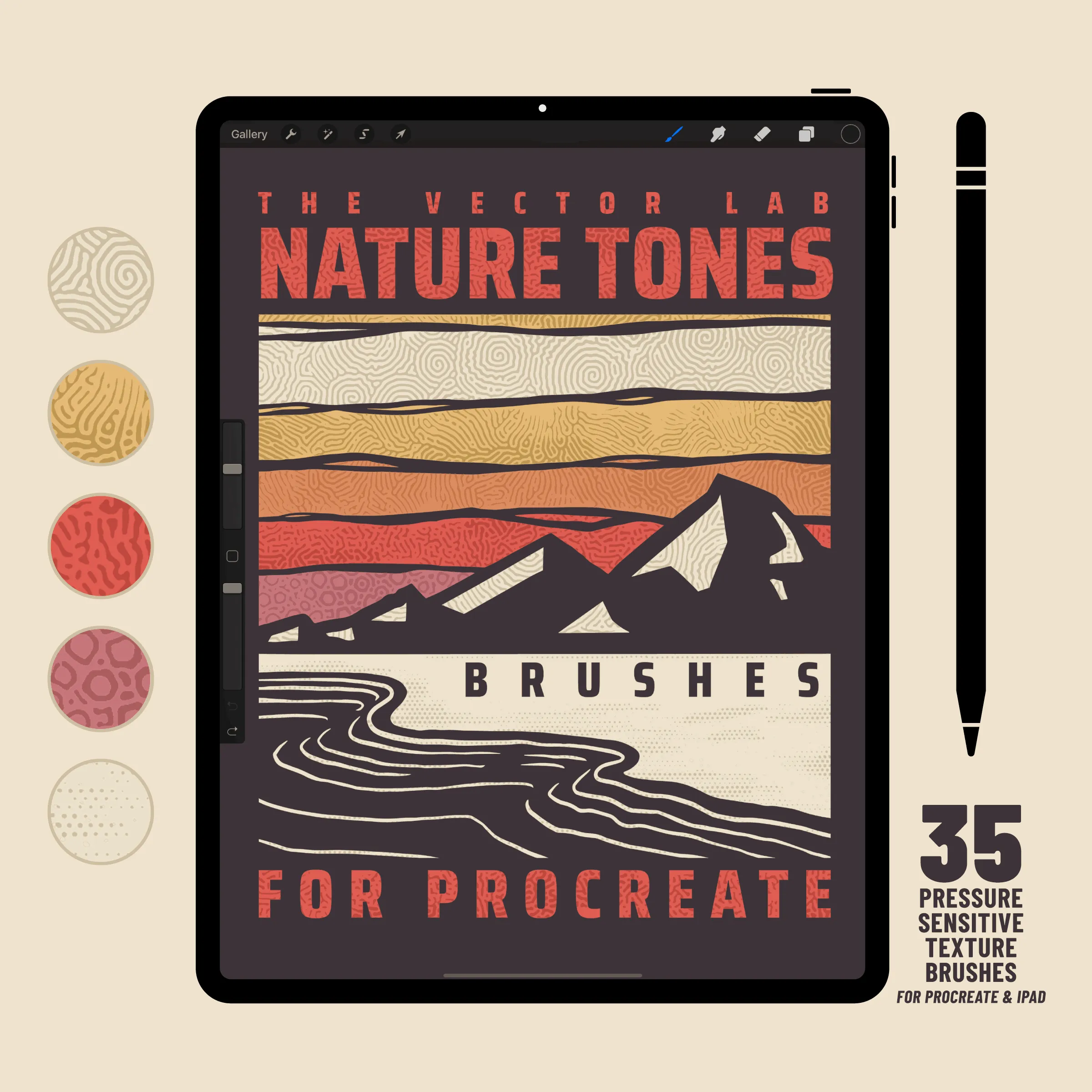 NatureTones for Procreate (iPad)