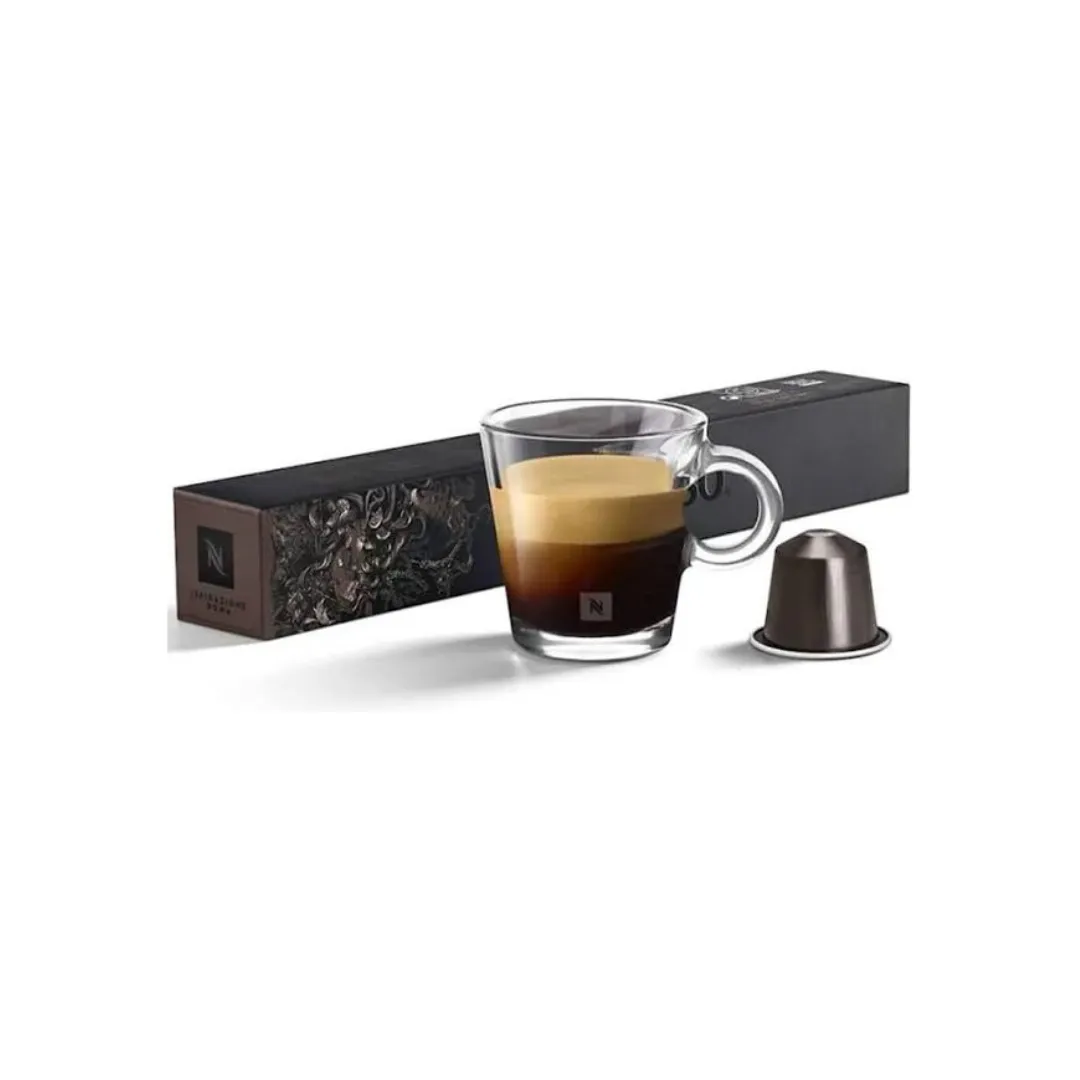 Nespresso Roma Espresso Coffee (10 Pods) - Intense & Rich Italian Blend