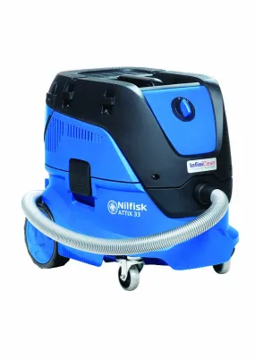 Nilfisk-ALTO ATTIX 33-2M IC InfiniClean Wet and Dry TYPE M Safety Dust Extractor With Hose Kit