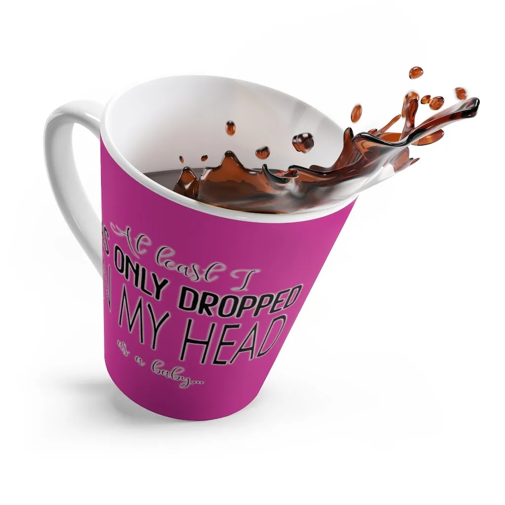 Not On My Face - Latte Mug (Deep Purple)