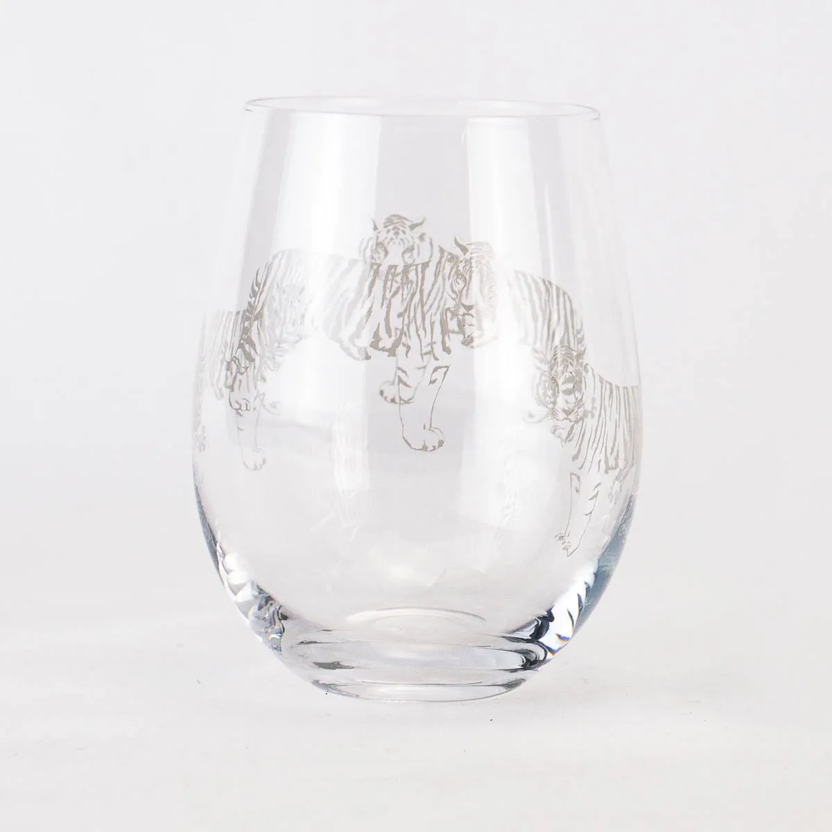 On The Prowl Wine Glass