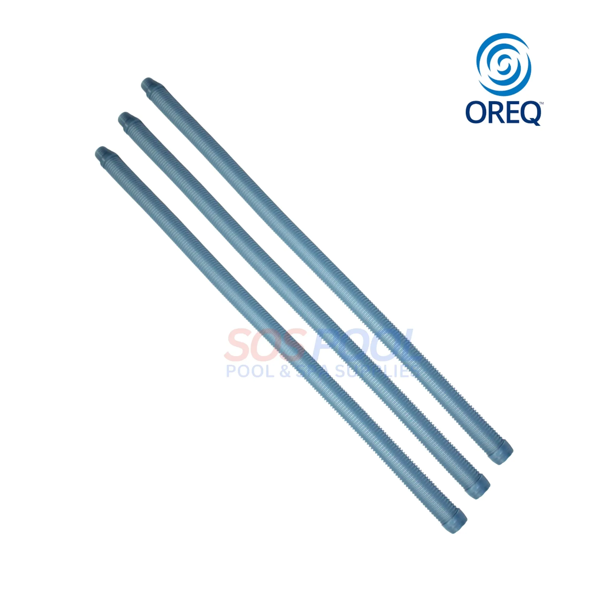 OREQ Sectional Connector Hose For Automatic Pool Cleaner Vacuum | Blue | 4' Ft | APC204B