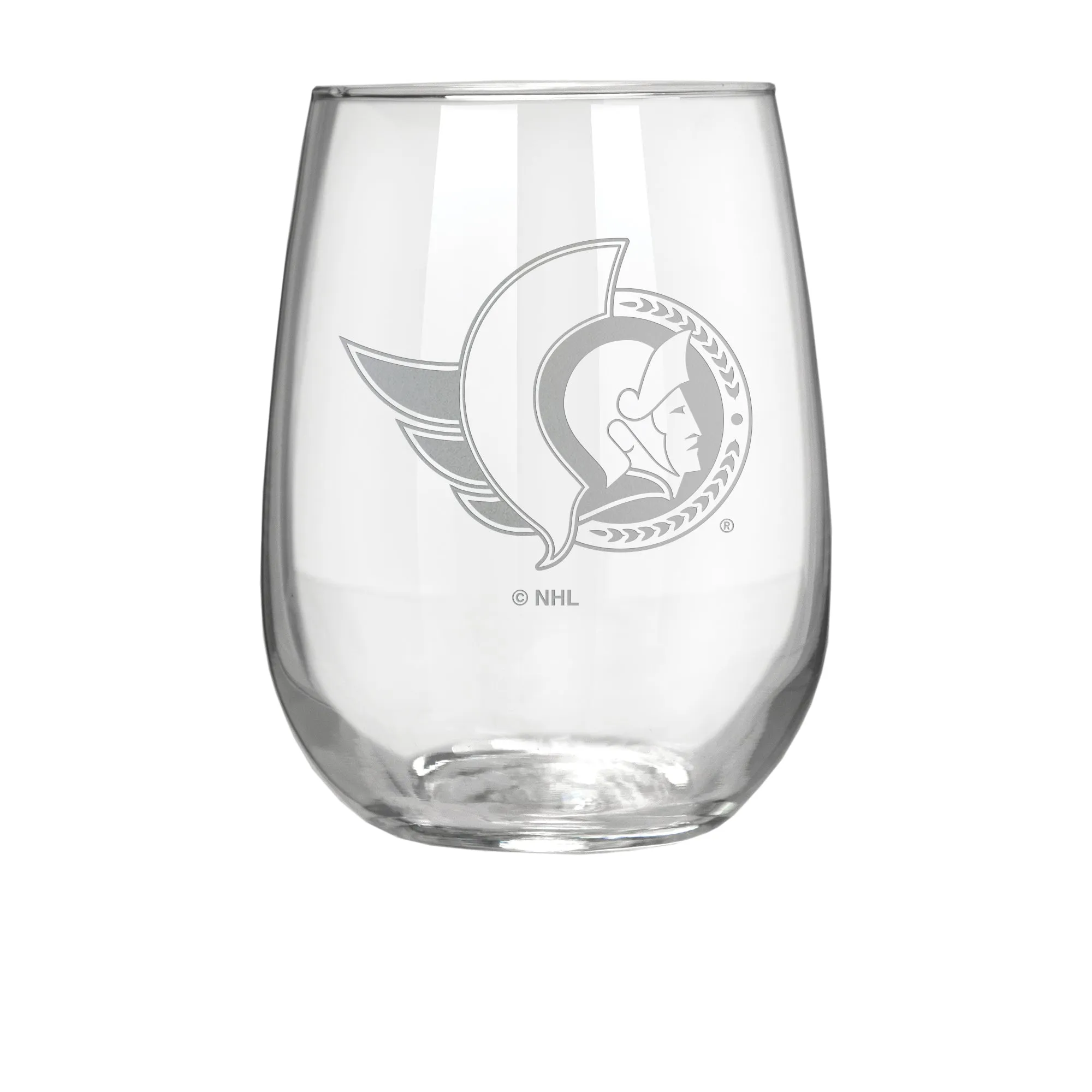 Ottawa Senators 17 oz. Stemless Wine Glass