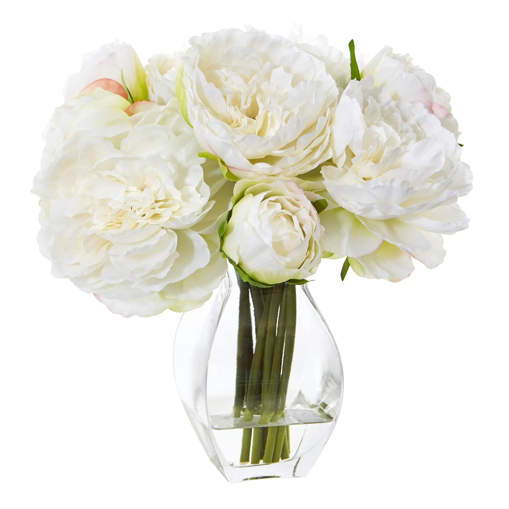 Peony Artificial Arrangement in Vase