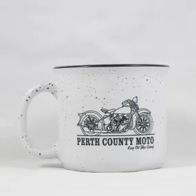 Perth County Moto Old Bikes Camping Mug