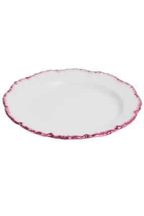 Pink Combs Dessert Plate