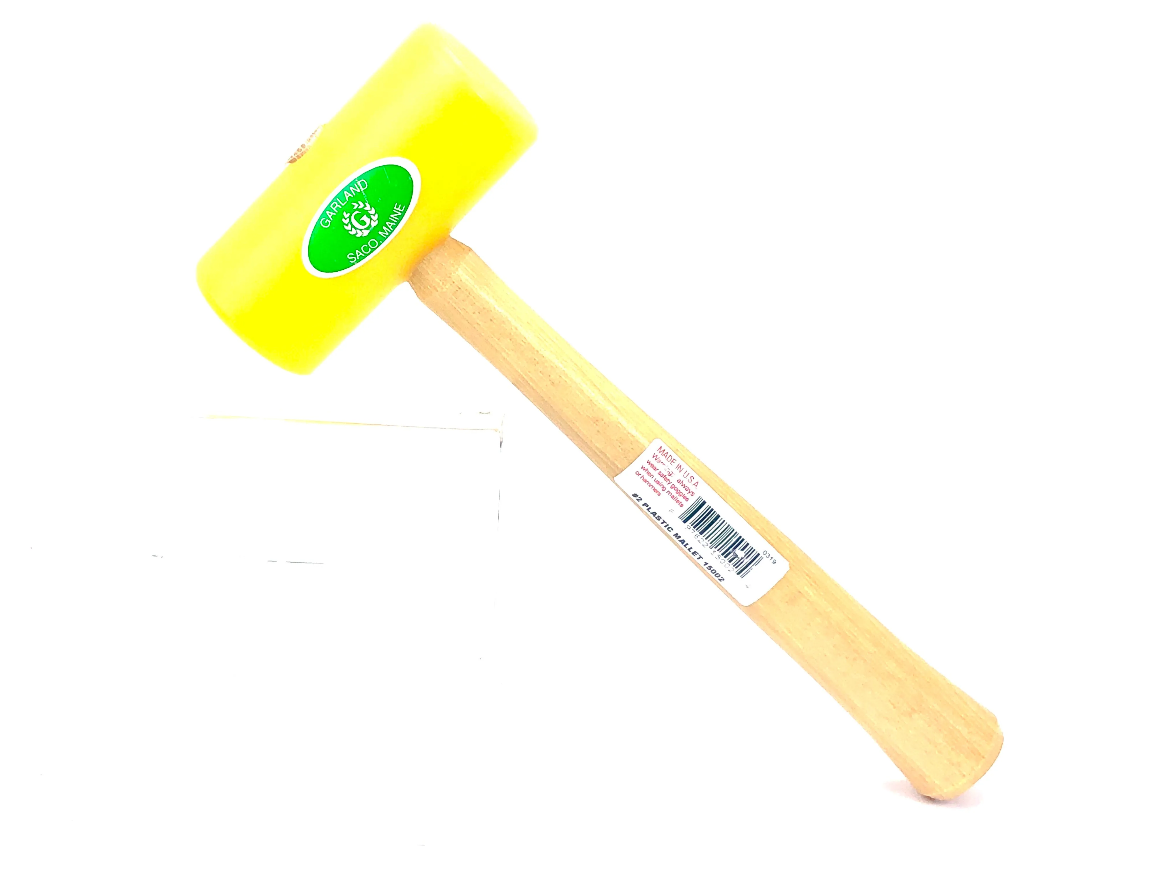 Plastic mallet , yellow head , SKU#15002