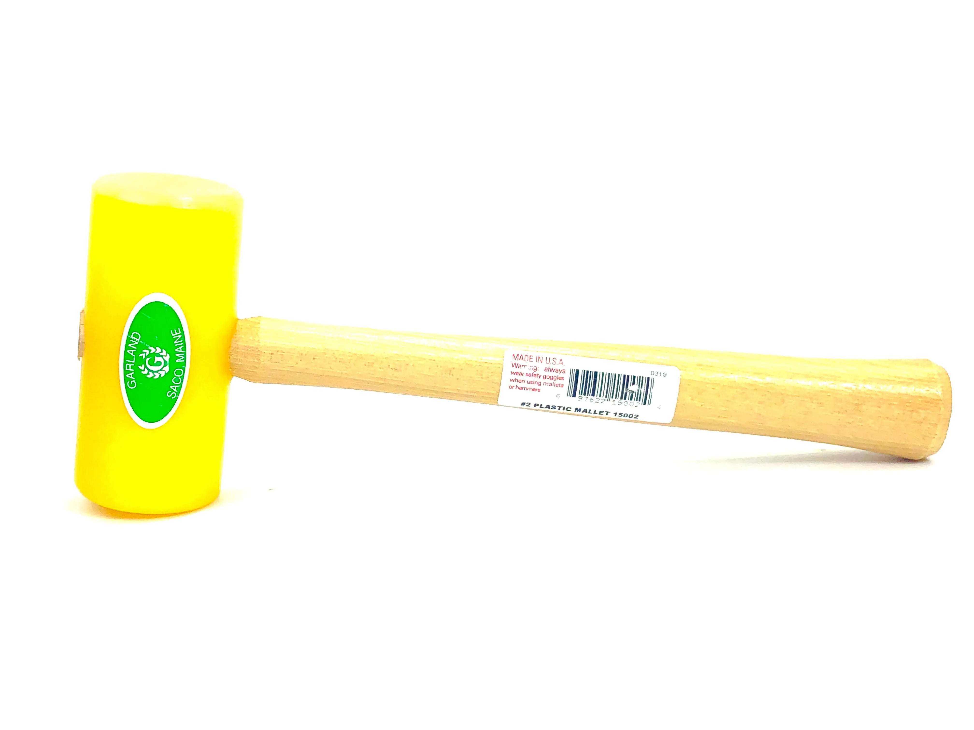 Plastic mallet , yellow head , SKU#15002