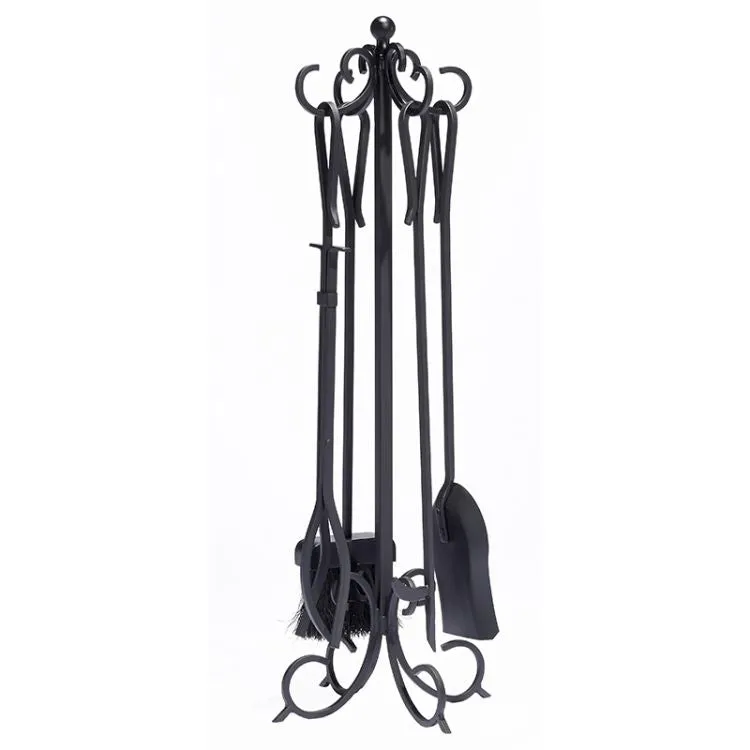 Pleasant Hearth - Scroll 5 PC Fireplace Toolset