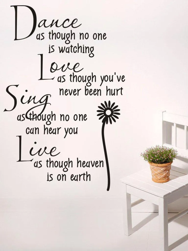 Poetry Wall Sticker