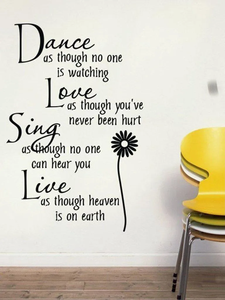 Poetry Wall Sticker