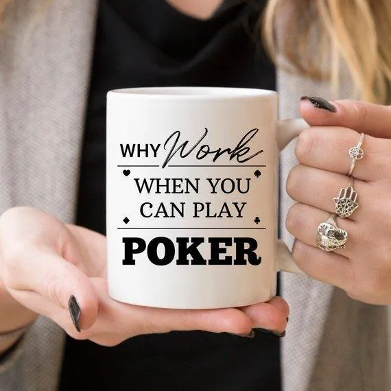 Poker Mug, Professional Poker Player Gifts, Poker