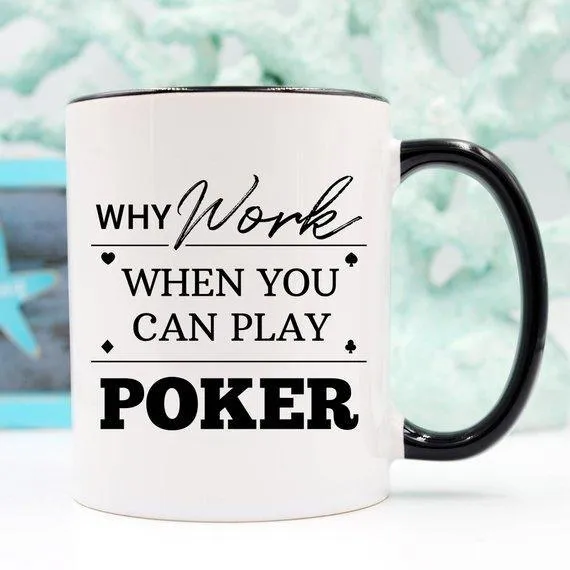 Poker Mug, Professional Poker Player Gifts, Poker