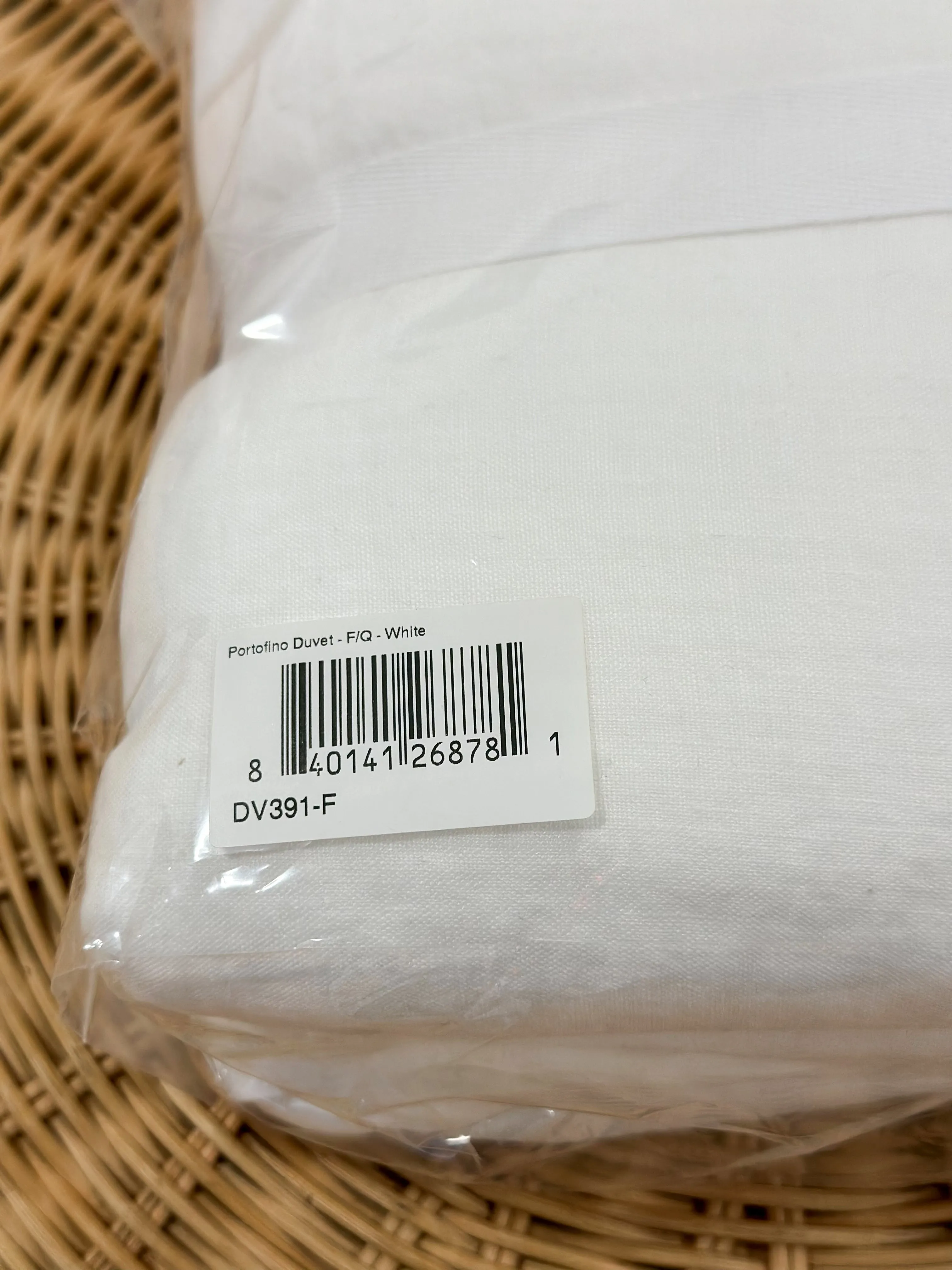 Portofino Duvet Cover (F/Q)-White