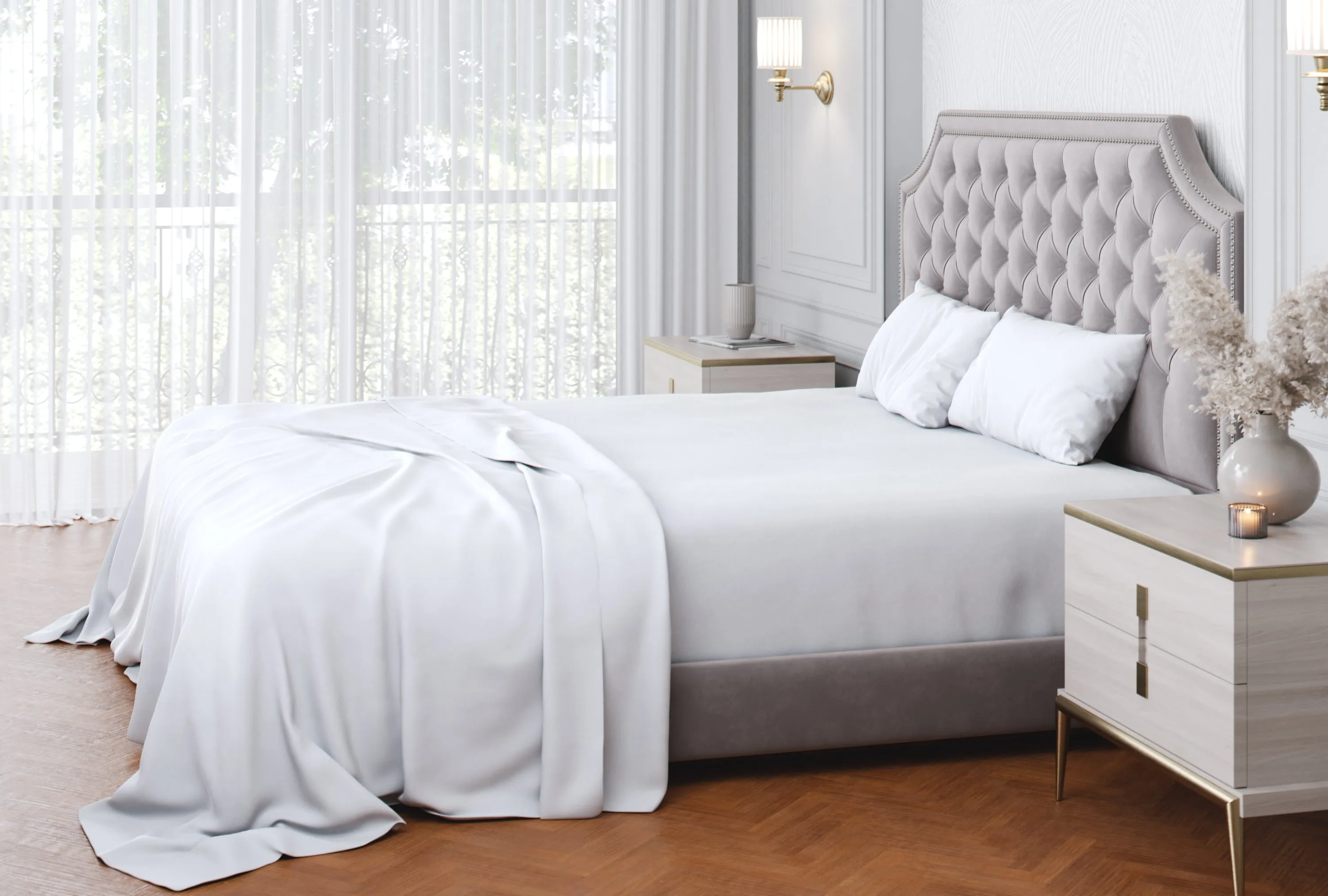 Premium Italian Crafted Percale Sheet Set, 500 Thread Count