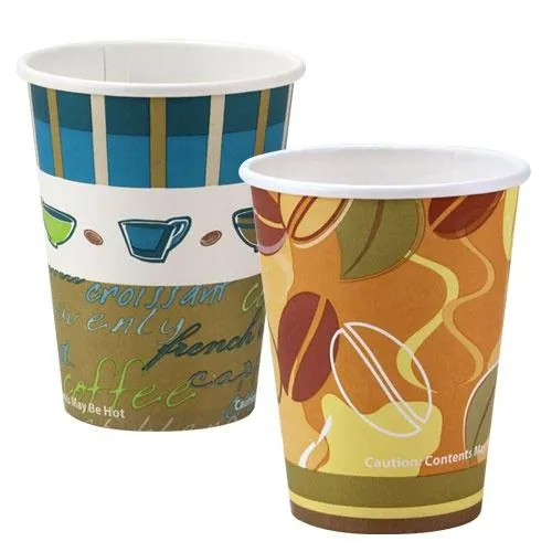 Premium Paper Hot Cup and Lids - 12oz Cup, 16oz Cup, and Lids