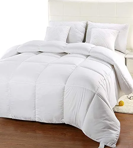 Quilted Comforter with Corner Tabs - Hypoallergenic-Queen