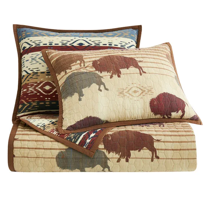 "Home on the Range" Western Reversible Quilt Set