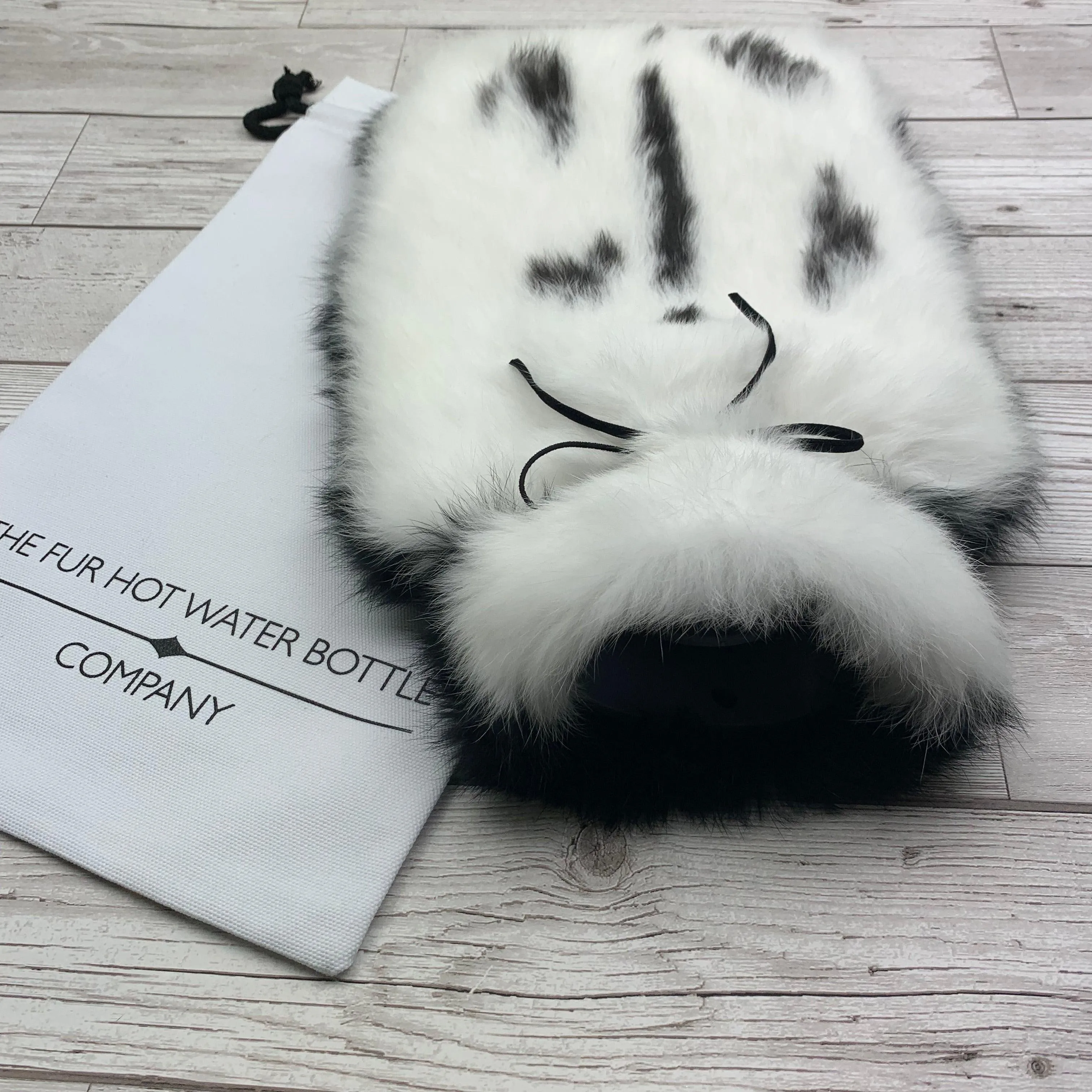 Rabbit Fur Luxury Hot Water Bottle | A luxurious fur-covered hug to banish the cold