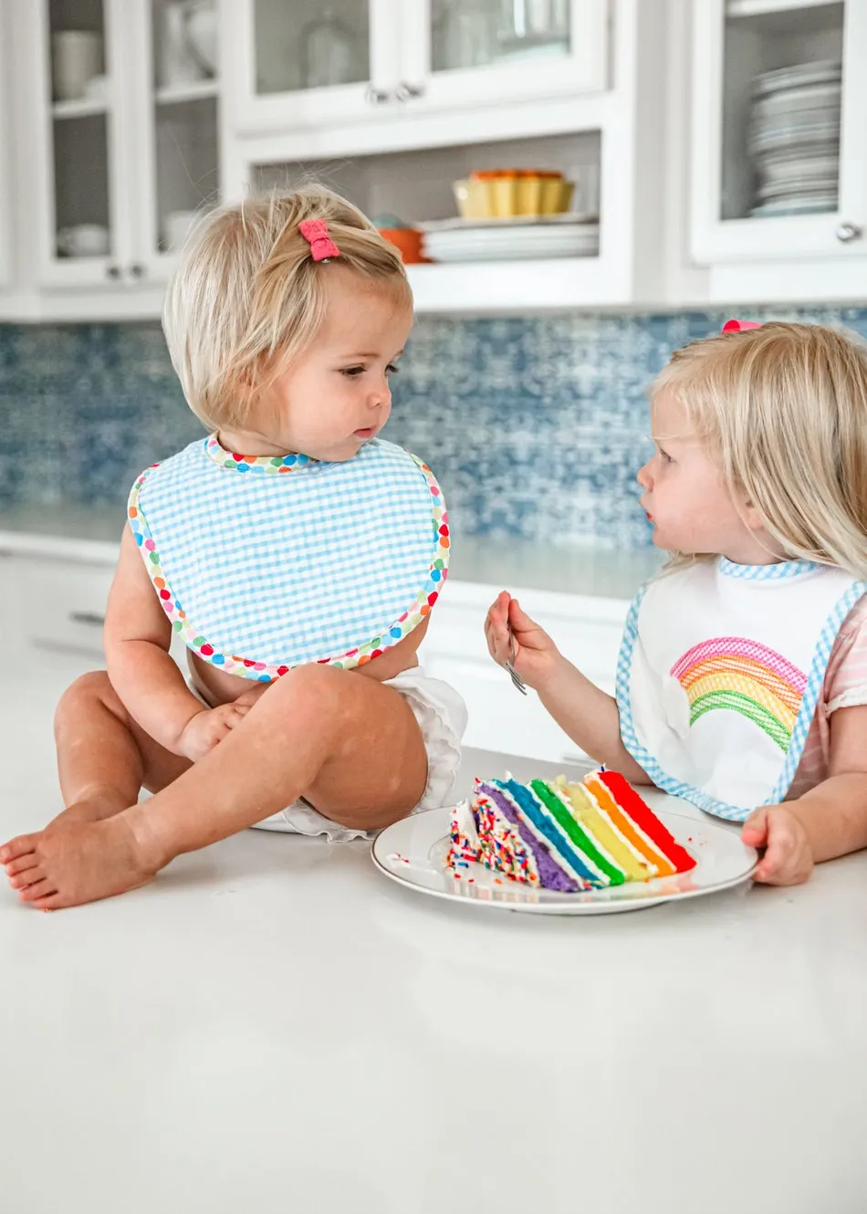 Rainbow Burp and Bib Set