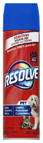 Resolve 1920083262 22 oz Can Of Pet & High Traffic Formula Carpet Cleaner - Quantity of 12