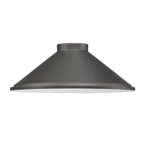 RLM 14 in. Path Light Shade Smoked Iron finish