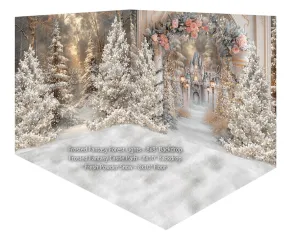 Room Frosted Fantasy Forest Lights   Frosted Fantasy Castle Path   Fresh Powder Snow