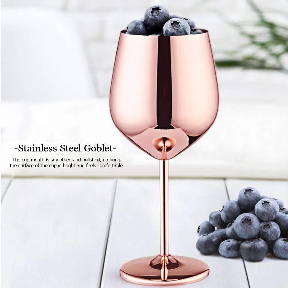 ROSÉ GOBLET WINE GLASS - SET OF 6 AT PRICE OF 4