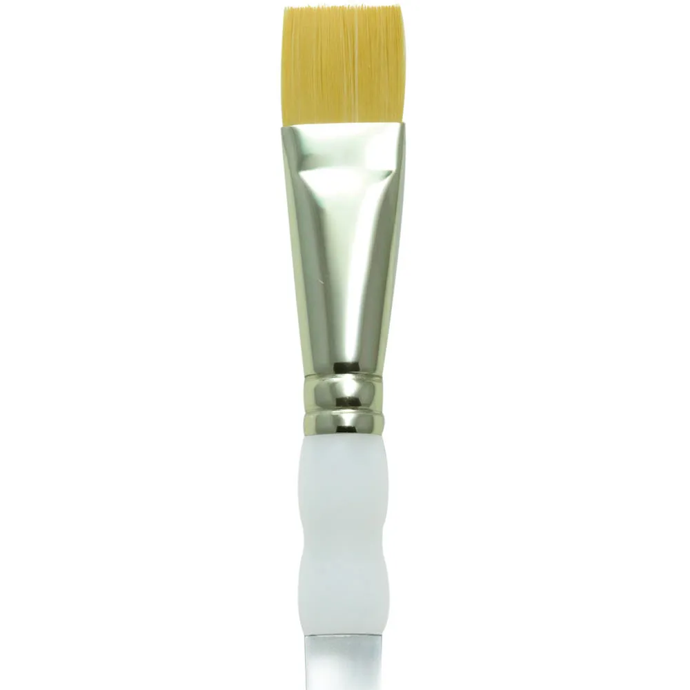 ROYAL BRUSH SG700 Soft Grip Gold Taklon Glaze Wash Brush