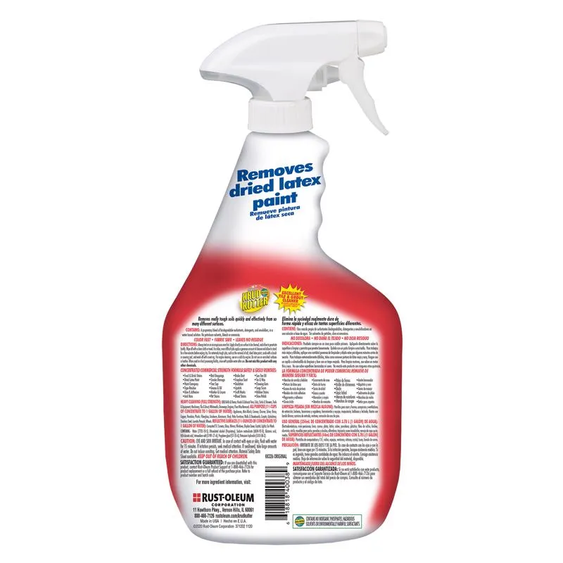 Rust-Oleum Krud Kutter No Scent Cleaner and Degreaser 32 oz Liquid