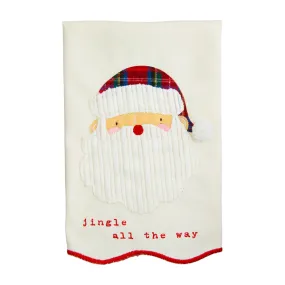 Santa LightUp Xmas Towel