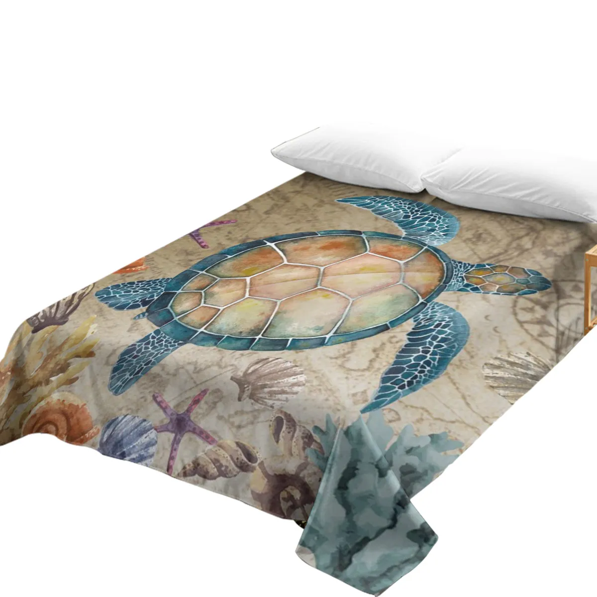 Sea Turtle Island Sheet Set