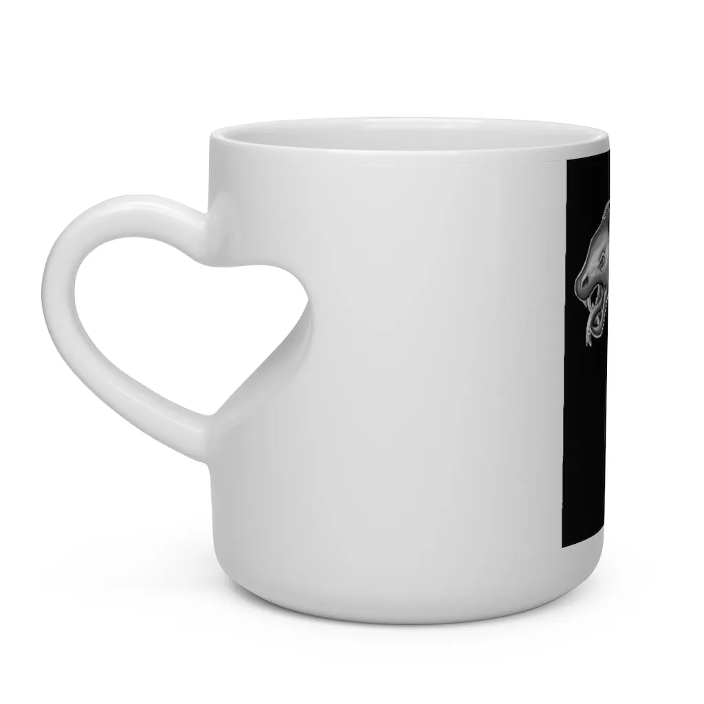 Serpent Heart Shape Mug